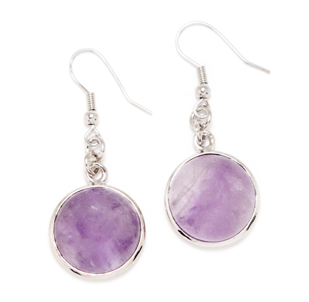 Amethyst Earrings - Click Image to Close